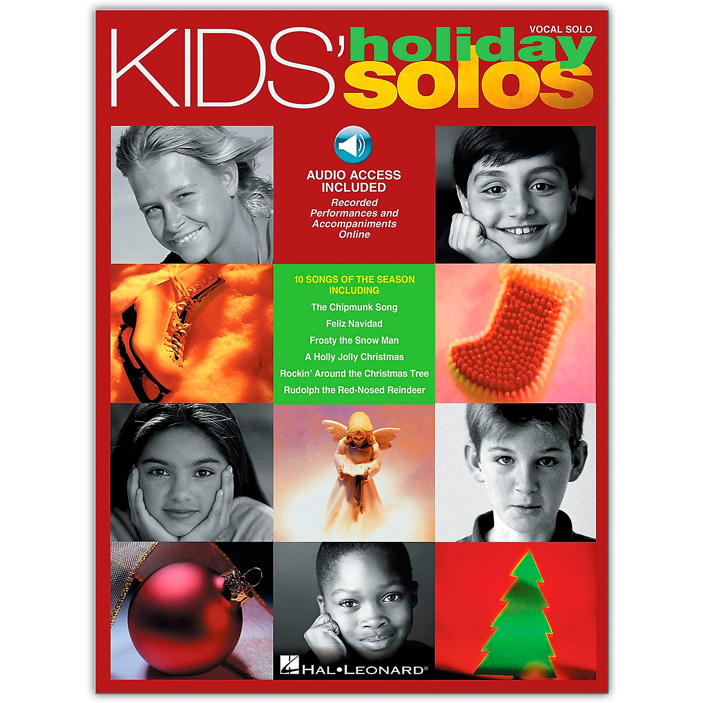 Hal Leonard Kids' Holiday Solos (Book/Online Audio) thumbnail