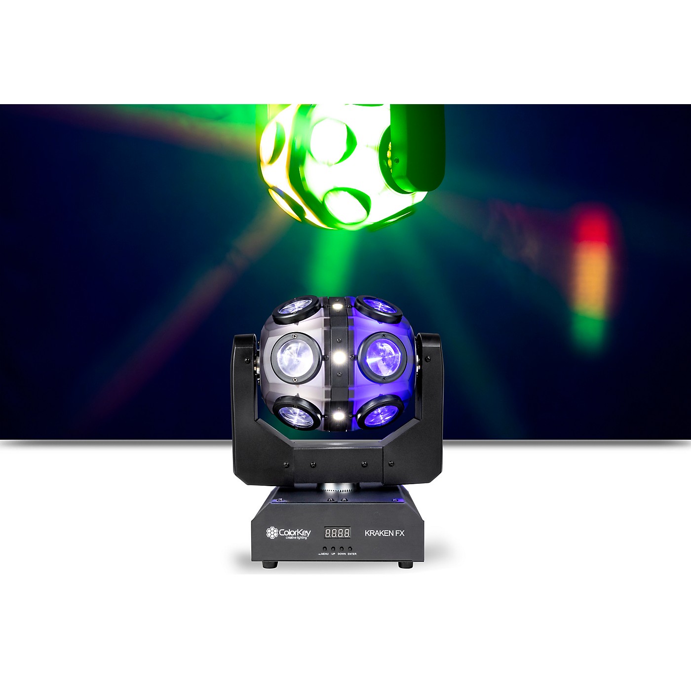 ColorKey Kraken FX Energizing QUAD Color LED Effect Light with Built-in Blinder thumbnail