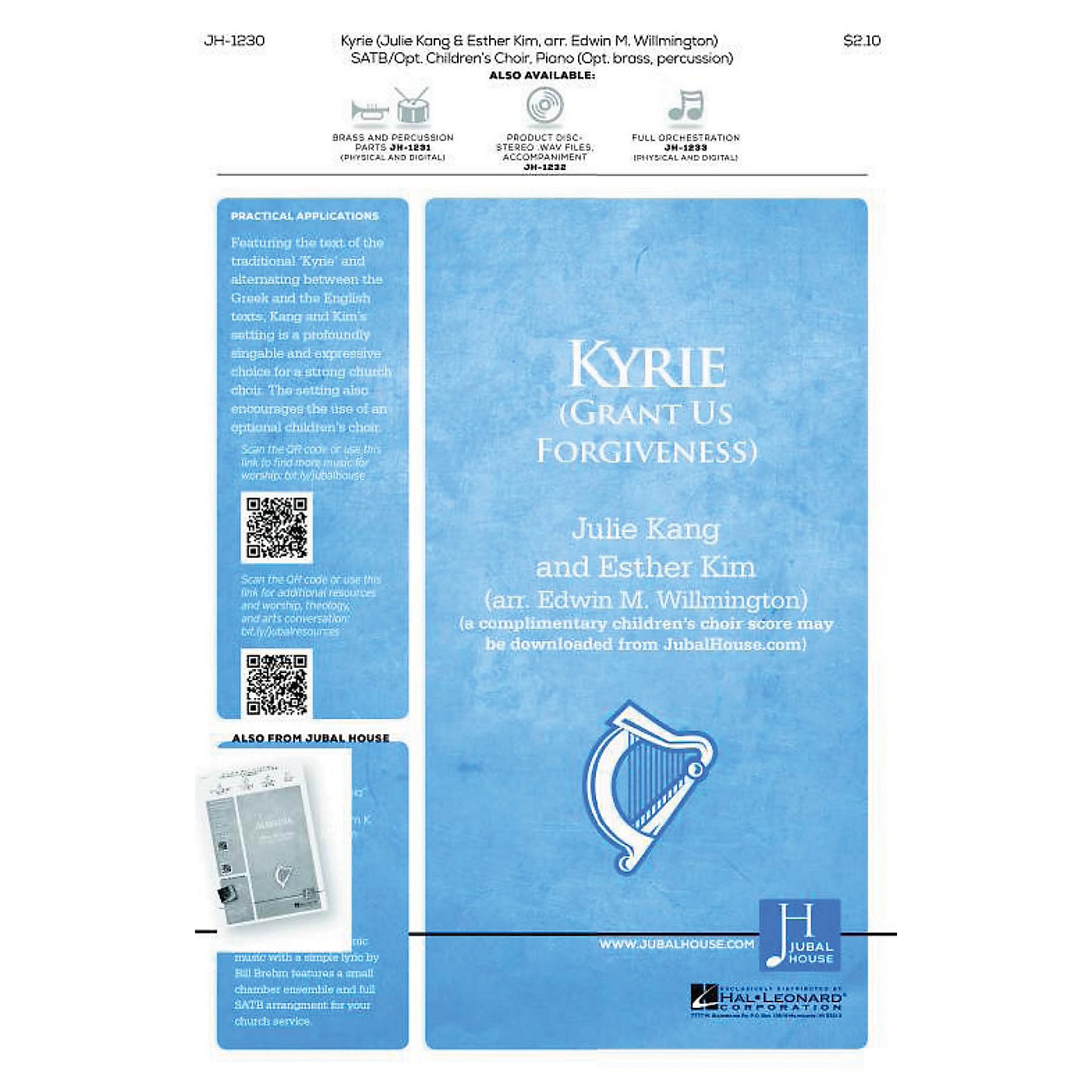 Jubal House Publications Kyrie BRASS/PERCUSSION PARTS Composed by Edwin Willmington thumbnail