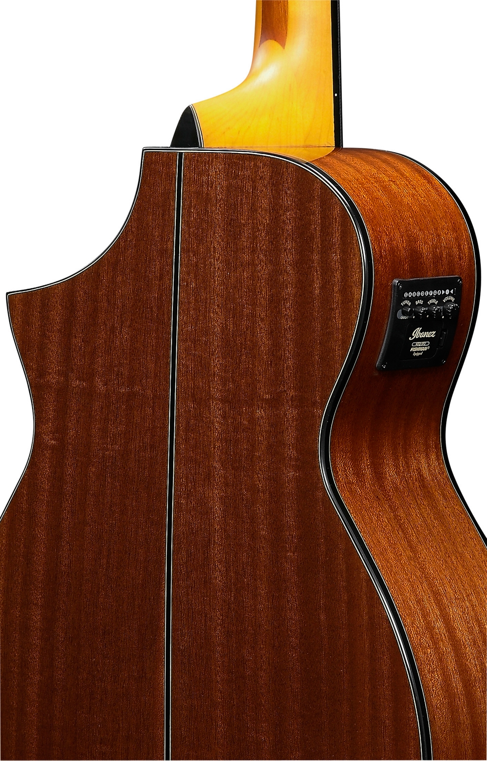 Ibanez AEWB32 Short-Scale Acoustic-Electric Bass Gloss Natural
