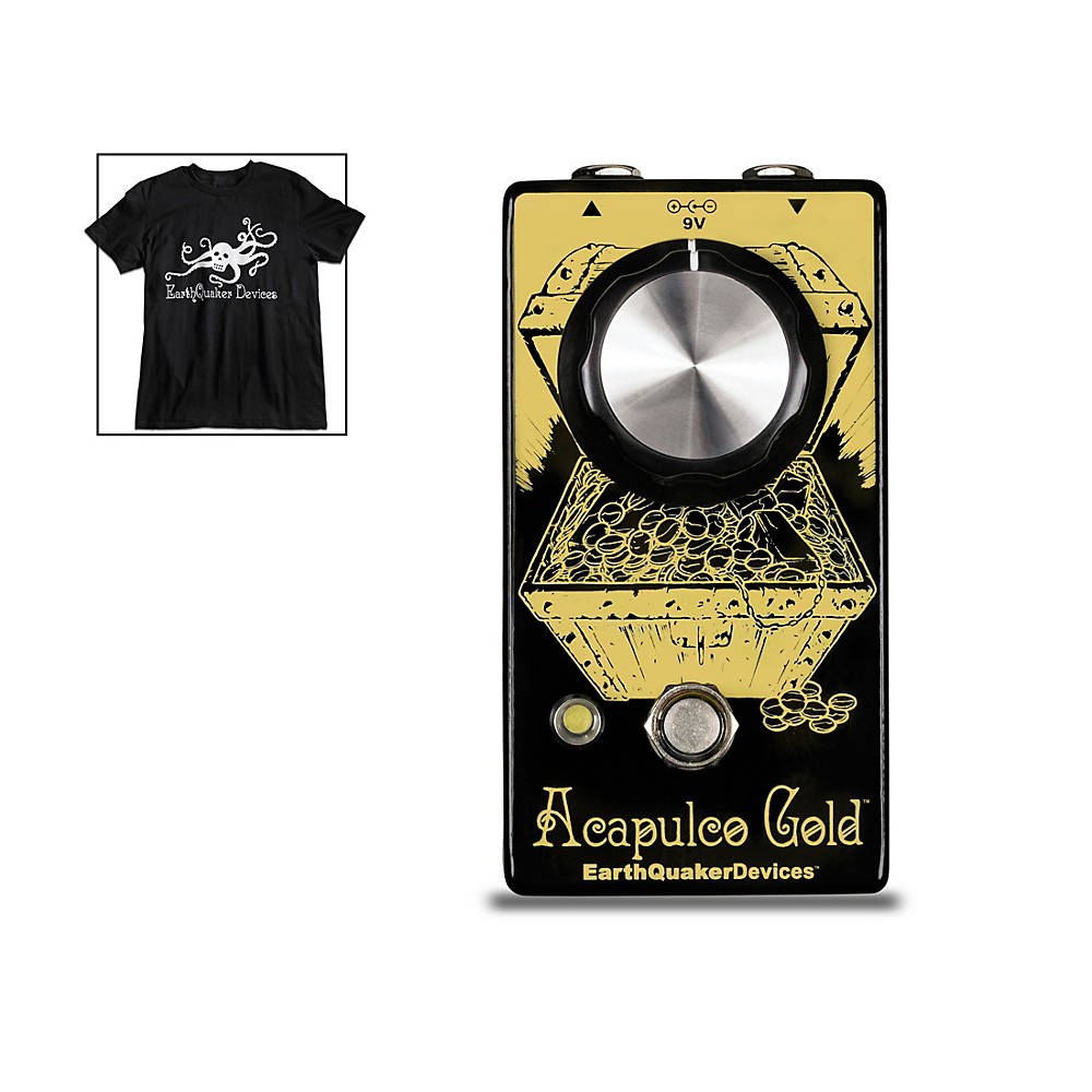 EarthQuaker Acapulco Gold V2 Power Amp Distortion Pedal/Octoskull