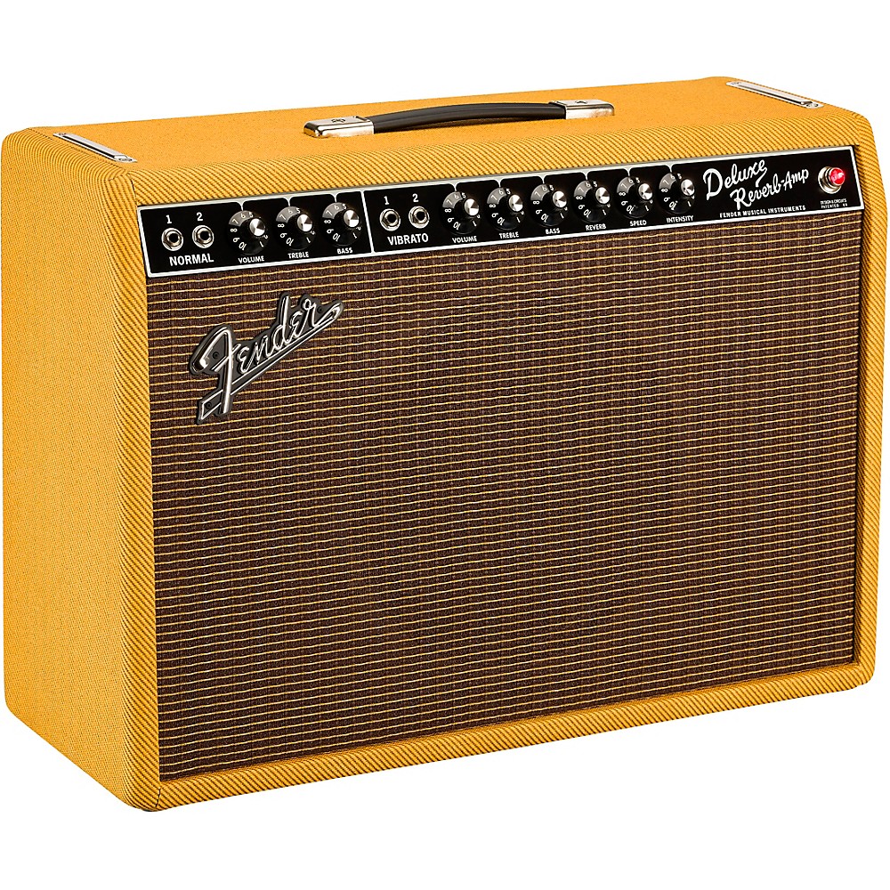 Fender '65 Deluxe Reverb 22W 1x12 Tube Guitar Amp Limited Edition Pine ...