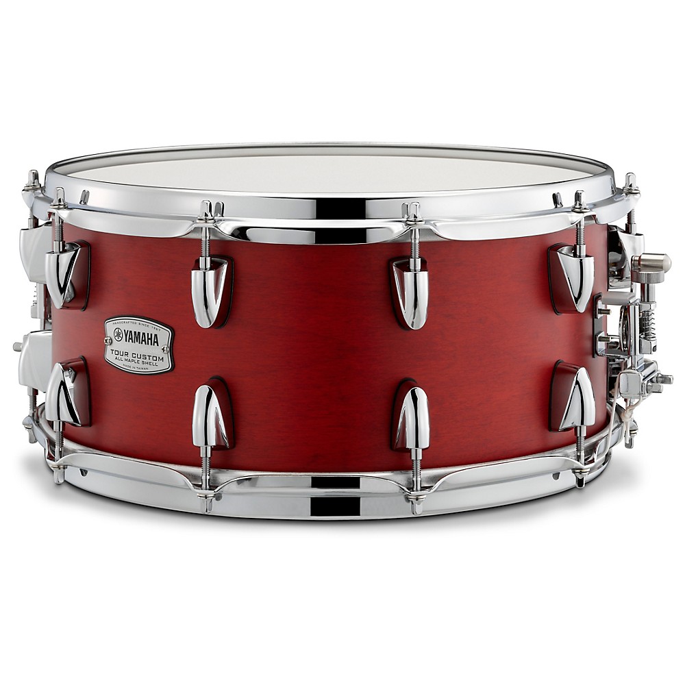 Yamaha Tour Custom Maple Snare Drum 14 x 6.5 in. Candy Apple Satin