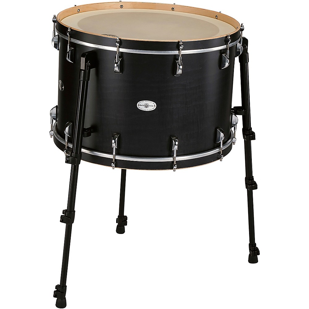 Black Swamp Percussion Multi Bass Drum in Satin Concert Black Stain 22 in.