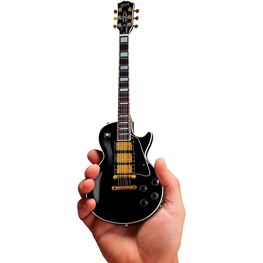 Axe Heaven Gibson Les Paul Custom Ebony Officially Licensed Mini Guitar