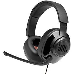 JBL Quantum 200 Wired Gaming Headphones Black