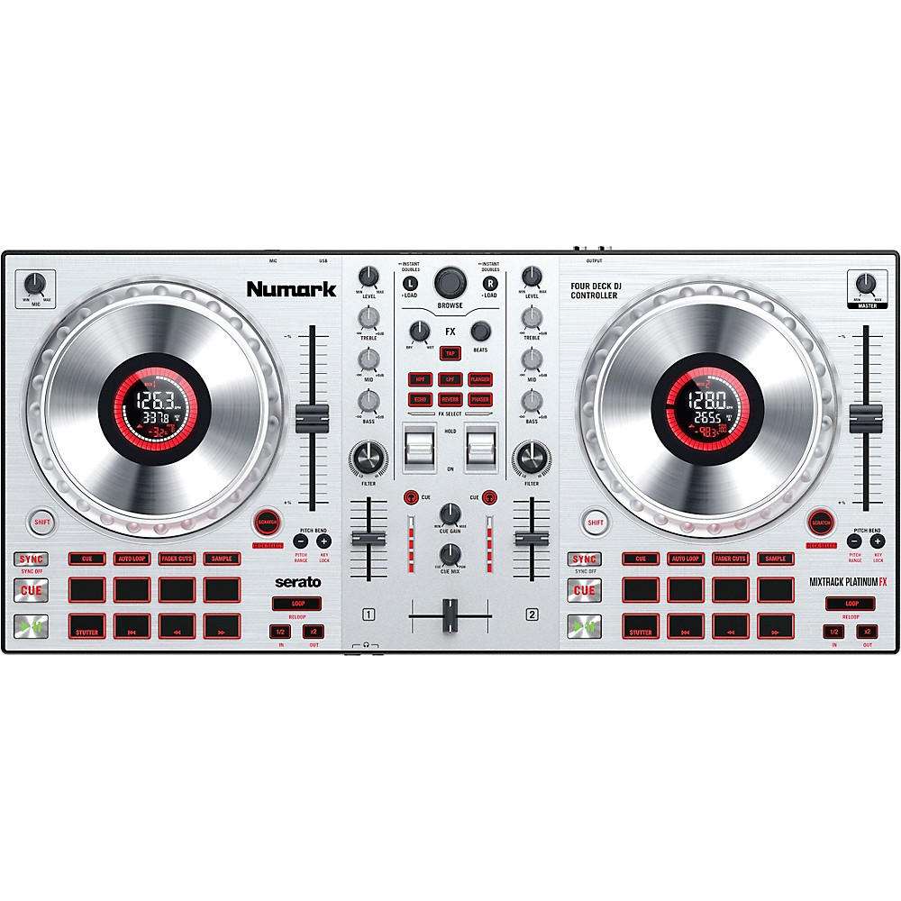 Review: Numark Mixtrack Platinum DJ Controller - YouTube