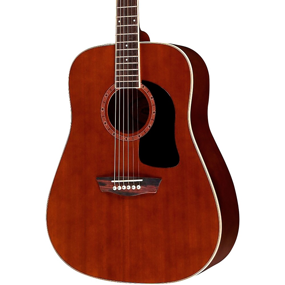 Washburn WD100DL Dreadnought Mahogany Acoustic Guitar Natural. 