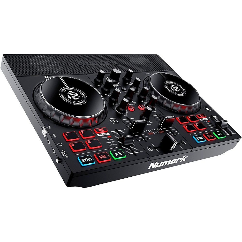 Numark Party Mix Live DJ Controller Bundle With Professional