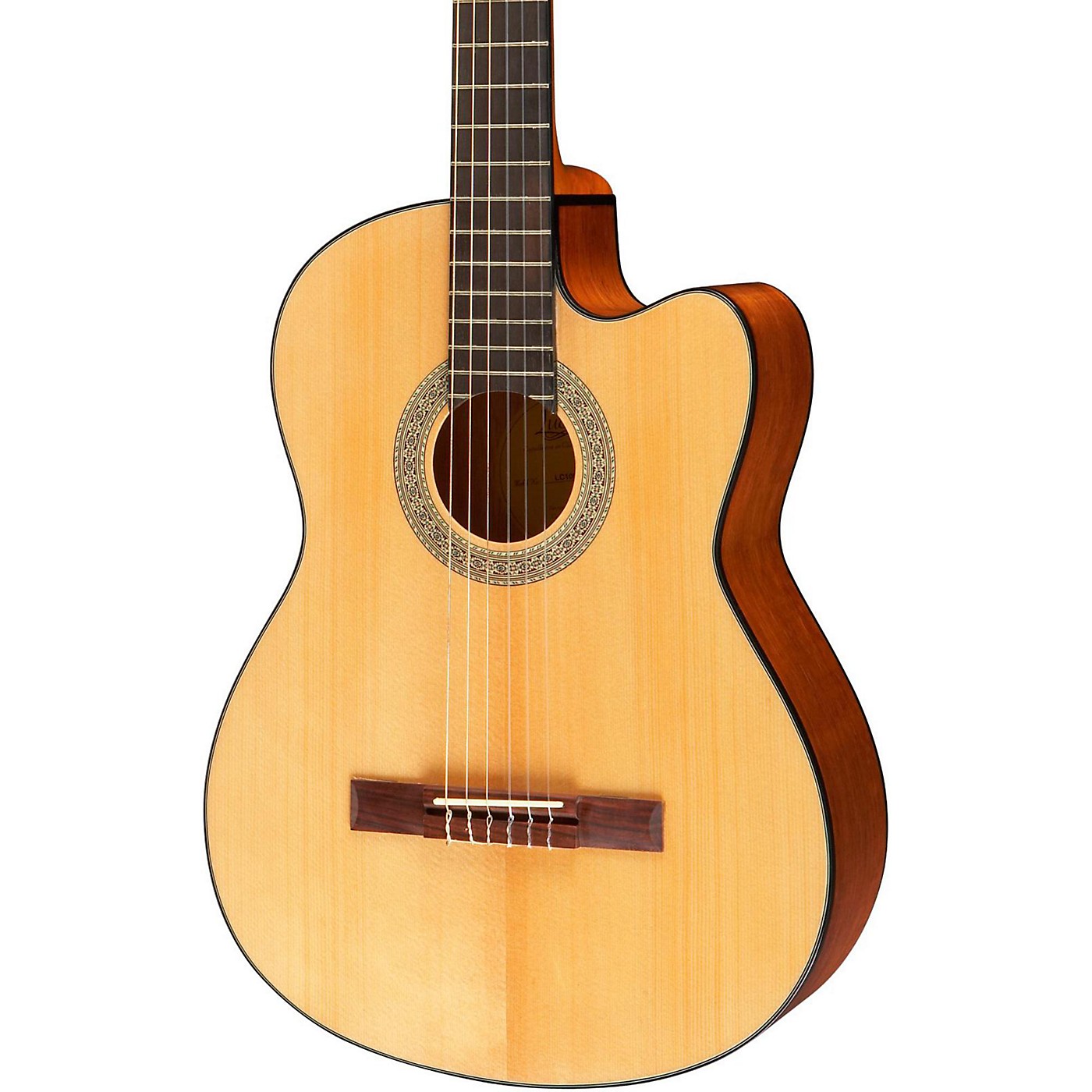 Lucero LC100CE Acoustic-Electric Cutaway Classical Guitar thumbnail