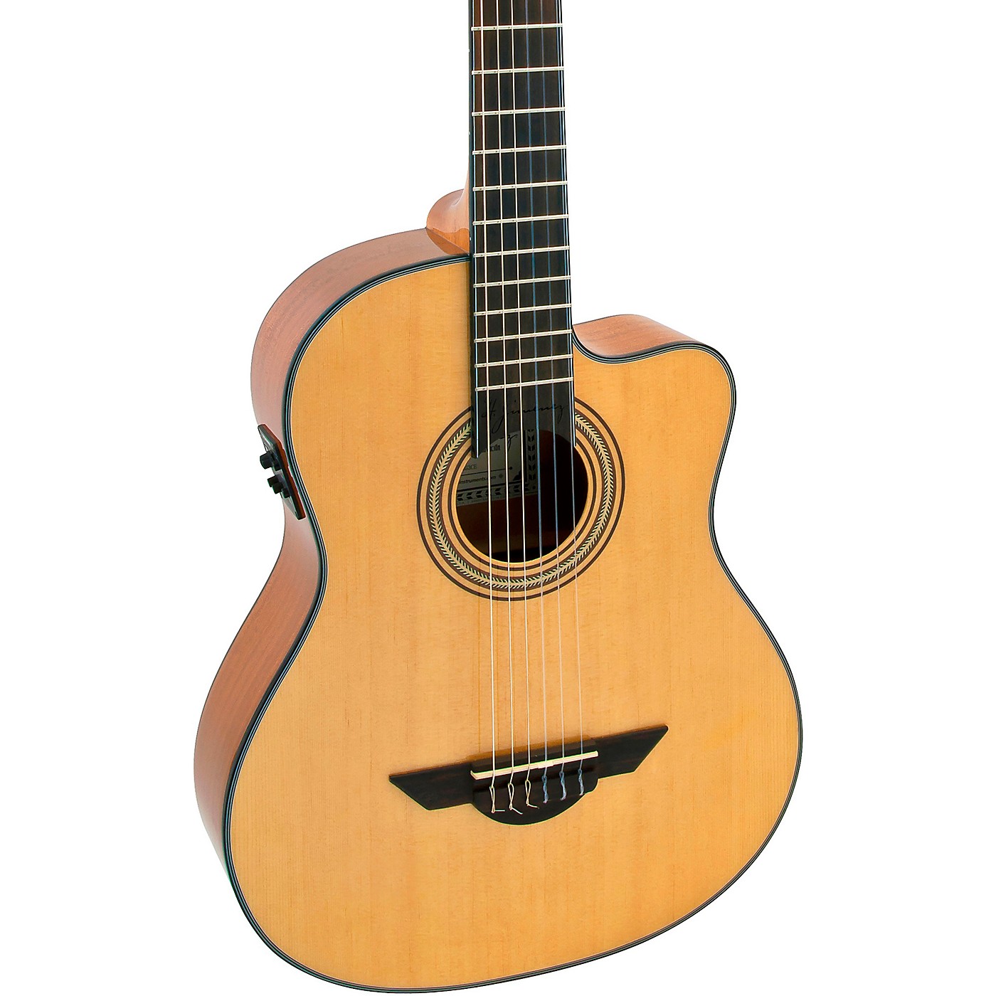 H. Jimenez LG El Maestro Nylon-String Non-Cutaway Acoustic-Electric Guitar thumbnail