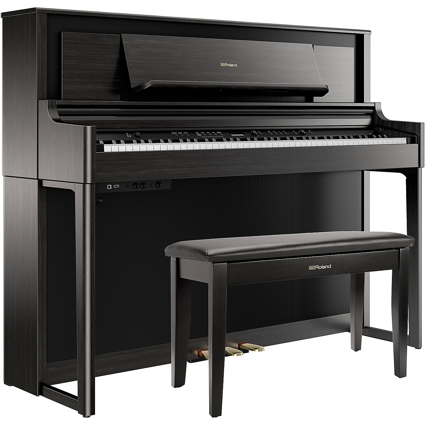 Roland LX706 Premium Digital Upright Piano With Bench Woodwind