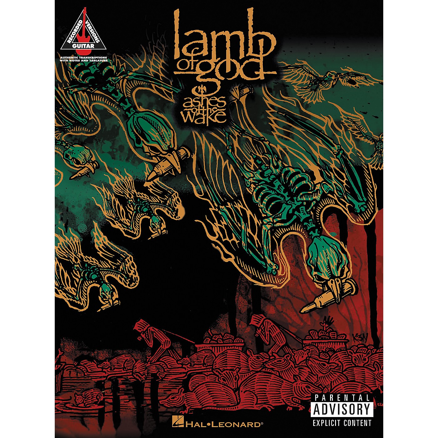 Hal Leonard Lamb of God Ashes of the Wake Guitar Tab Songbook thumbnail