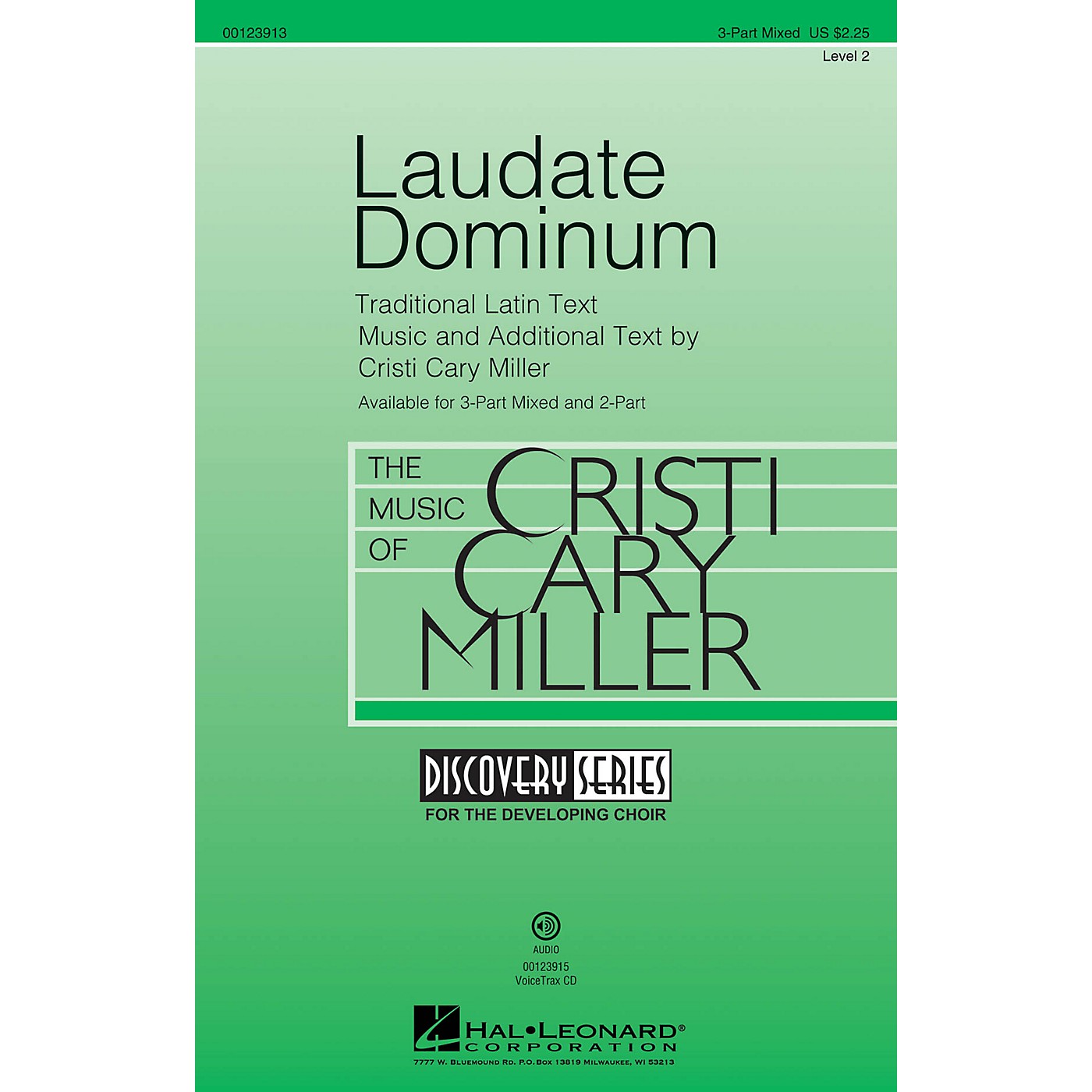 Hal Leonard Laudate Dominum (Discovery Level 2) 3-Part Mixed composed by Cristi Cary Miller thumbnail