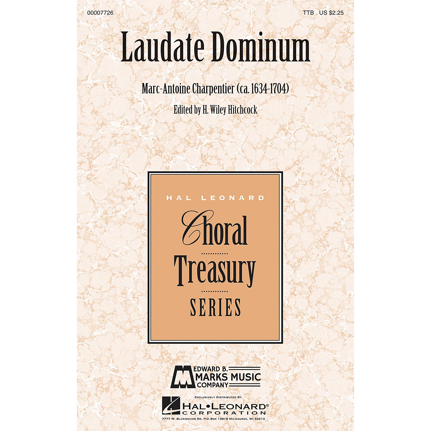 Edward B. Marks Music Company Laudate Dominum TTB composed by Marc-Antoine Charpentier edited by H. Wiley Hitchcock thumbnail