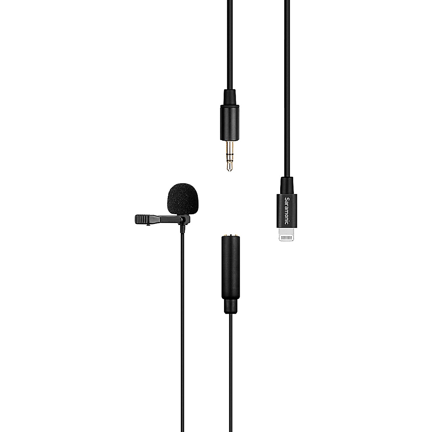 Saramonic LavMicro U1A Omnidirectional Clip-On Lavalier Microphone with Lightning Connector for iOS Devices thumbnail