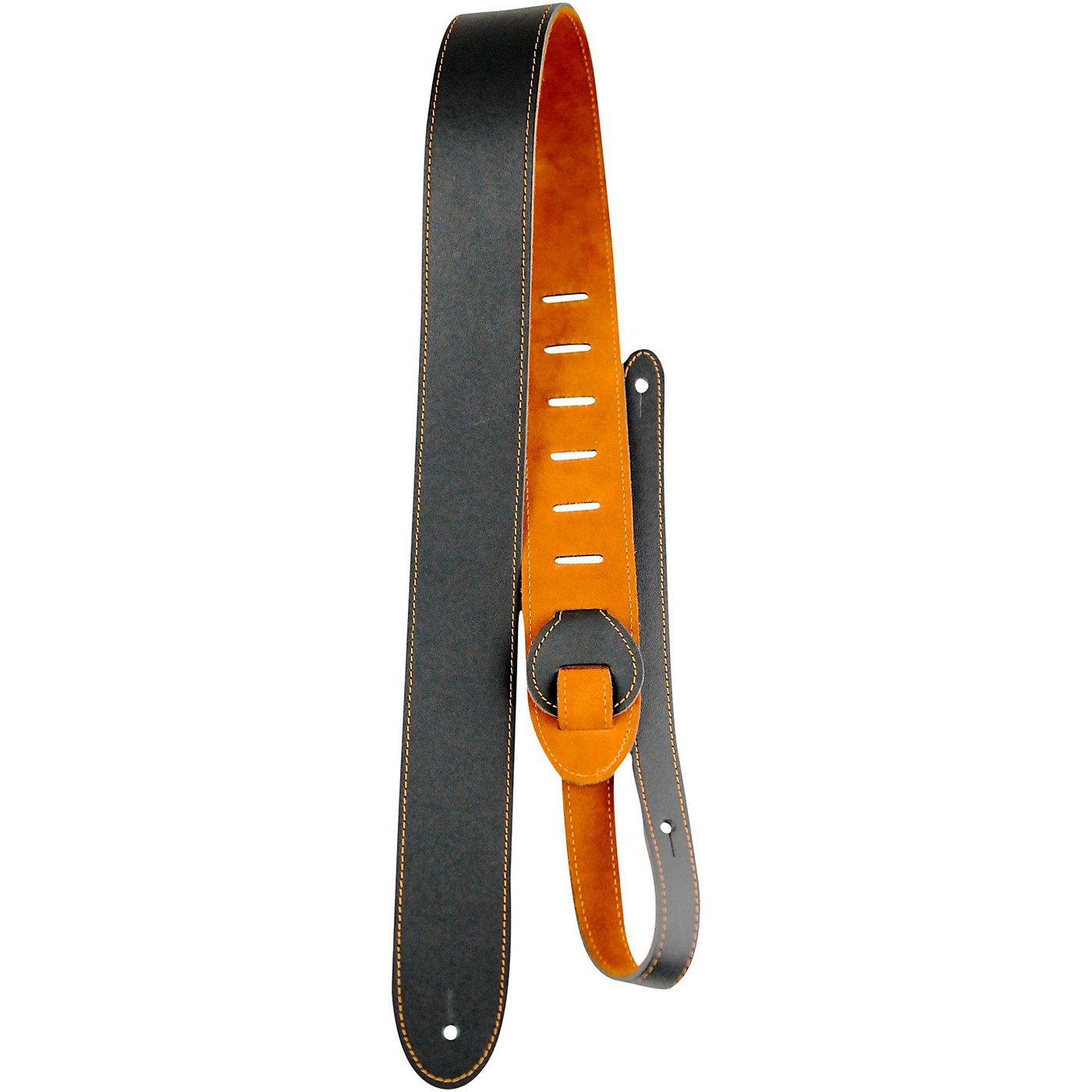 Perri's Leather Guitar Strap with Reversable Natural Suede Backing thumbnail