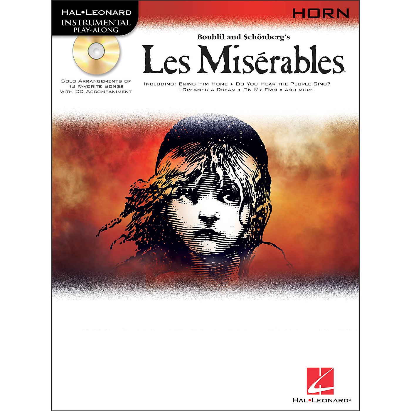 Hal Leonard Les Miserables for French Horn - Instrumental Play-Along Book/CD Pkg thumbnail