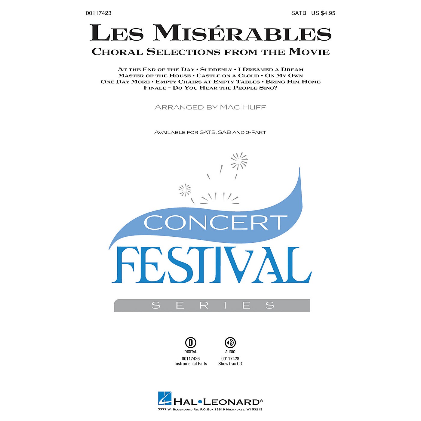 Hal Leonard Les Misérables (Choral Selections from the Movie) SAB Arranged by Mac Huff thumbnail