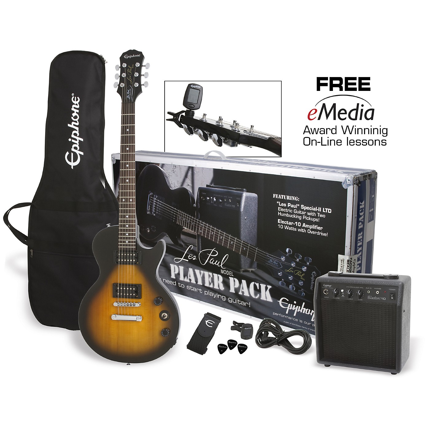 Epiphone Les Paul Electric Guitar Player Pack thumbnail
