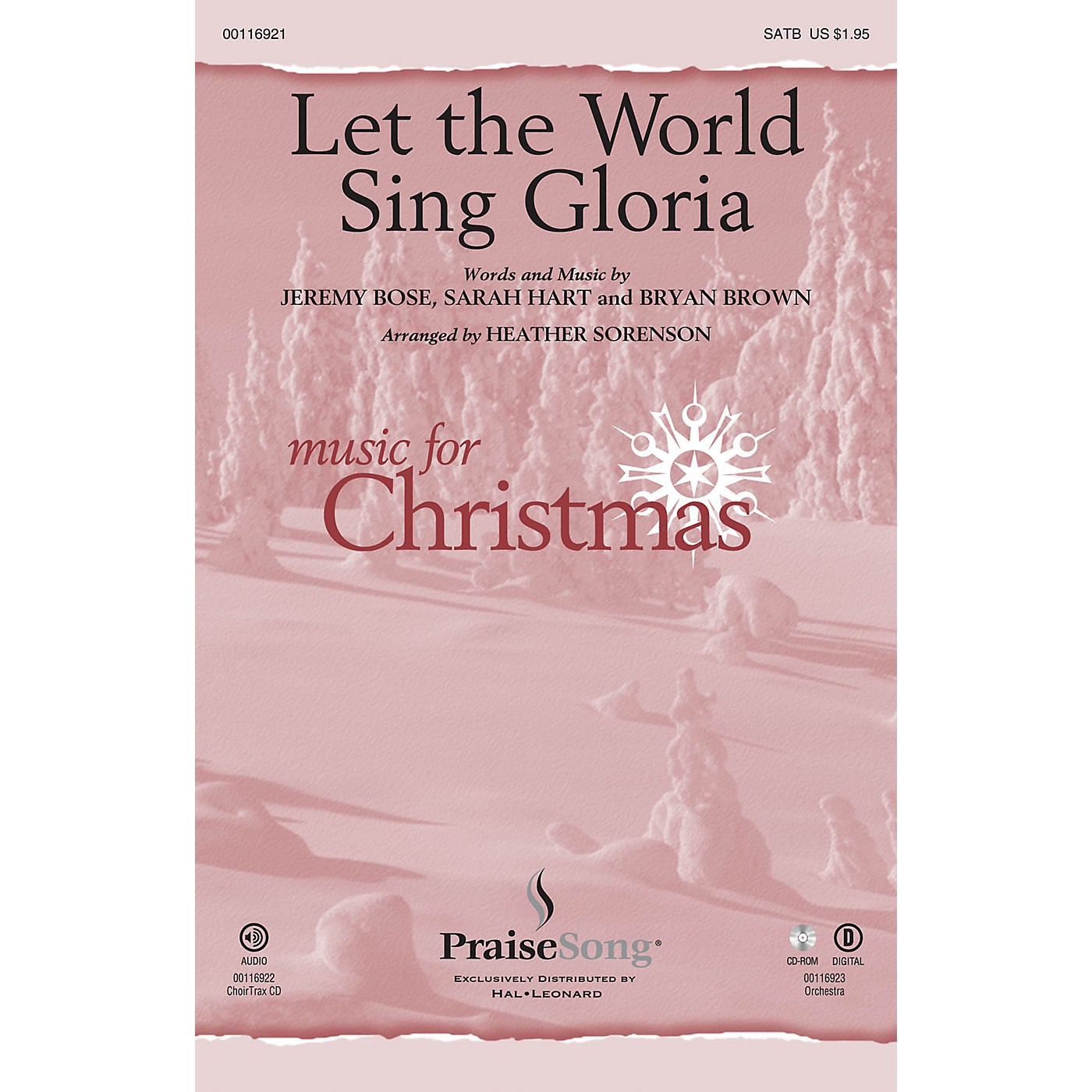 PraiseSong Let the World Sing Gloria CHOIRTRAX CD Arranged by Heather Sorenson thumbnail