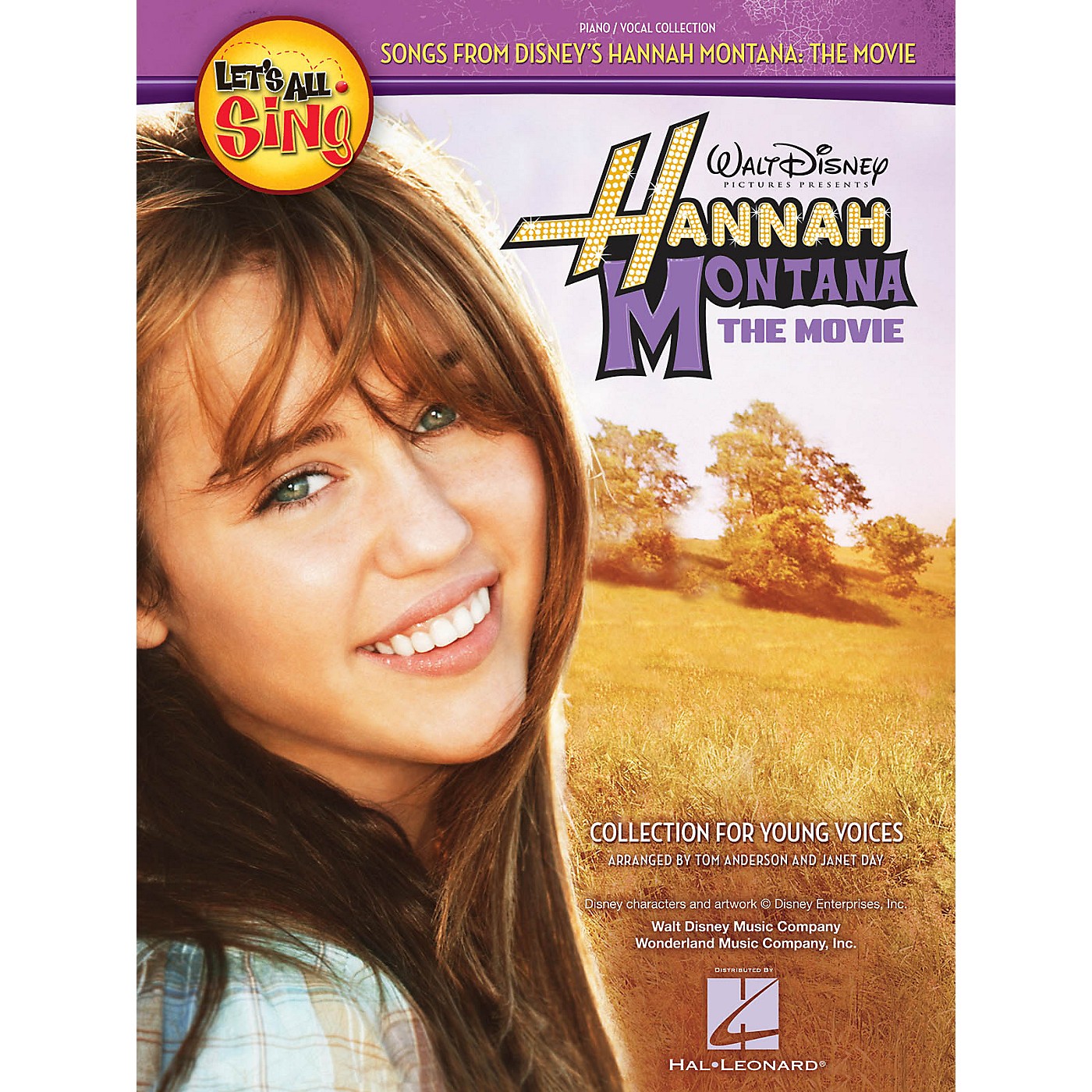 Hal Leonard Let's All Sing Songs From Disney's Hannah Montana: The Movie Performance/Accompaniment CD by Tom Anderson thumbnail