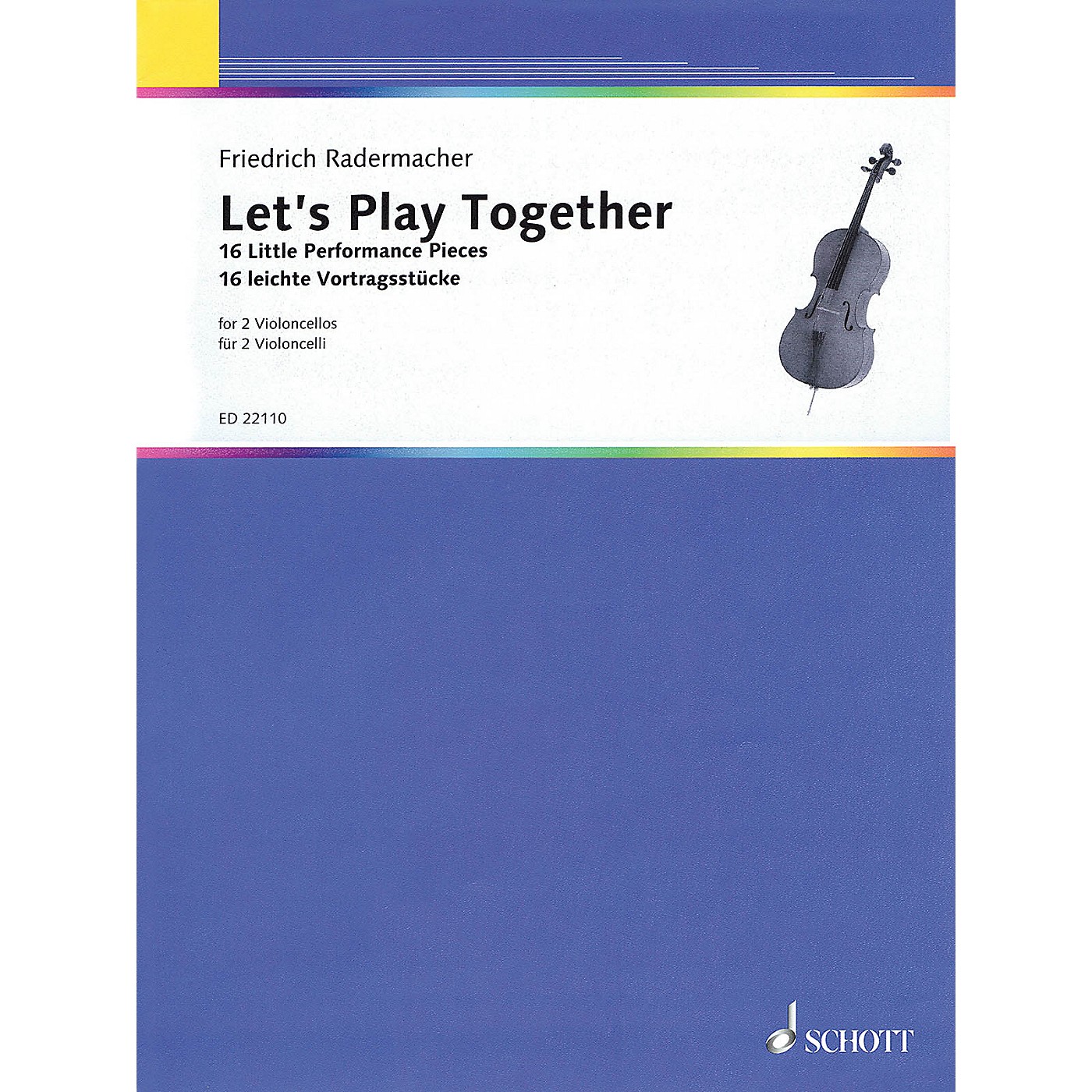 Schott Let's Play Together (16 Little Performance Pieces for 2 Cellos) String Series Softcover thumbnail