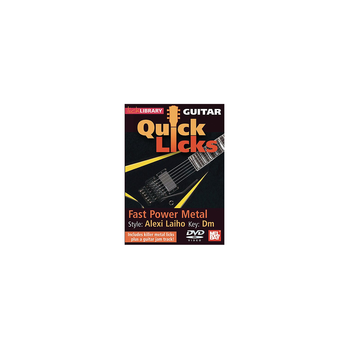 Mel Bay Lick Library Guitar Quick Licks - Alexi Laiho Style: Fast Power Metal DVD thumbnail
