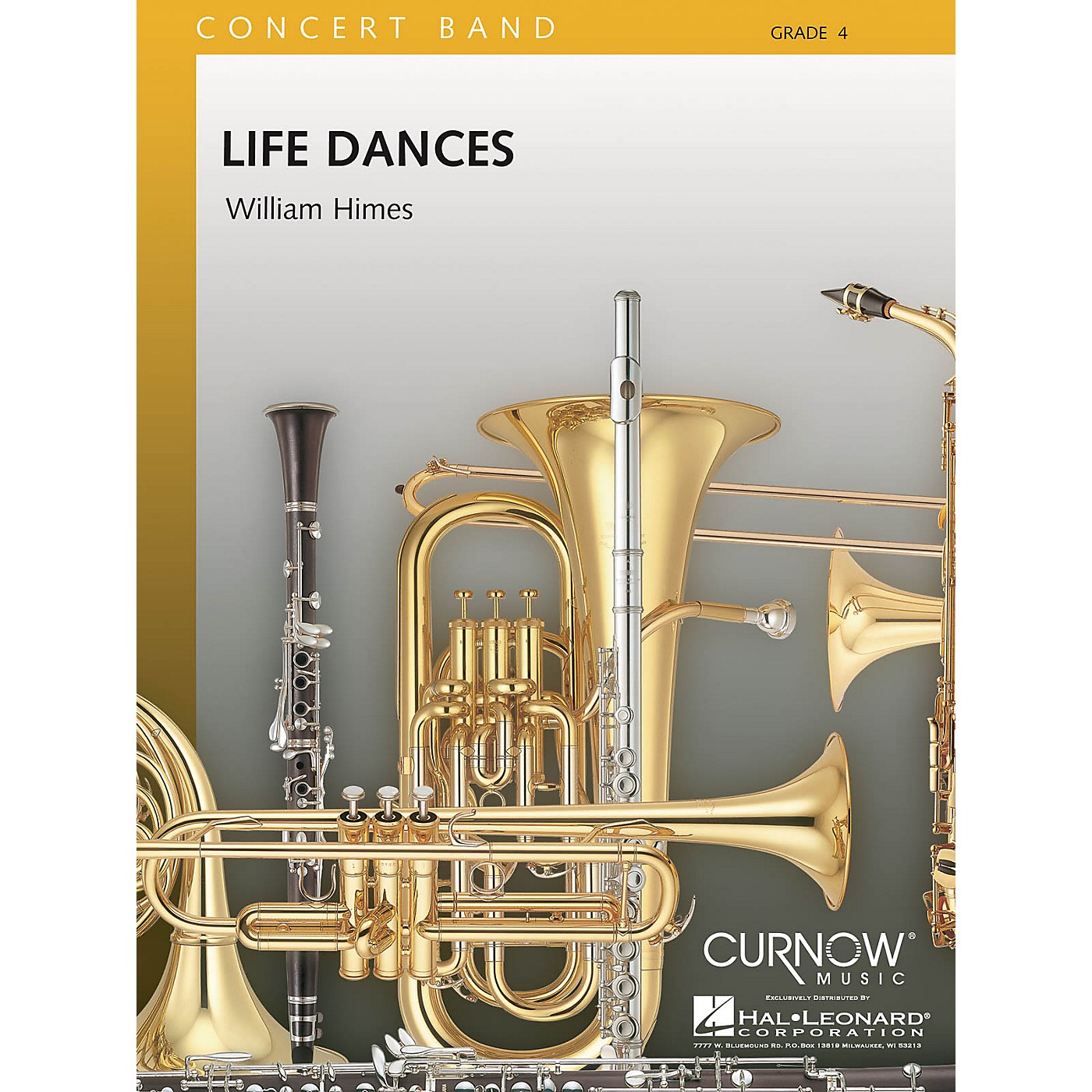 Curnow Music Life Dances (Grade 4 - Score and Parts) Concert Band Level 4 Composed by William Himes thumbnail