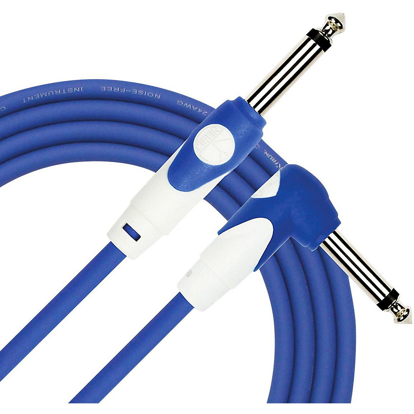 KIRLIN LightGear Straight to Right Angle Instrument Cable - 10 ft. with PVC Jacket thumbnail