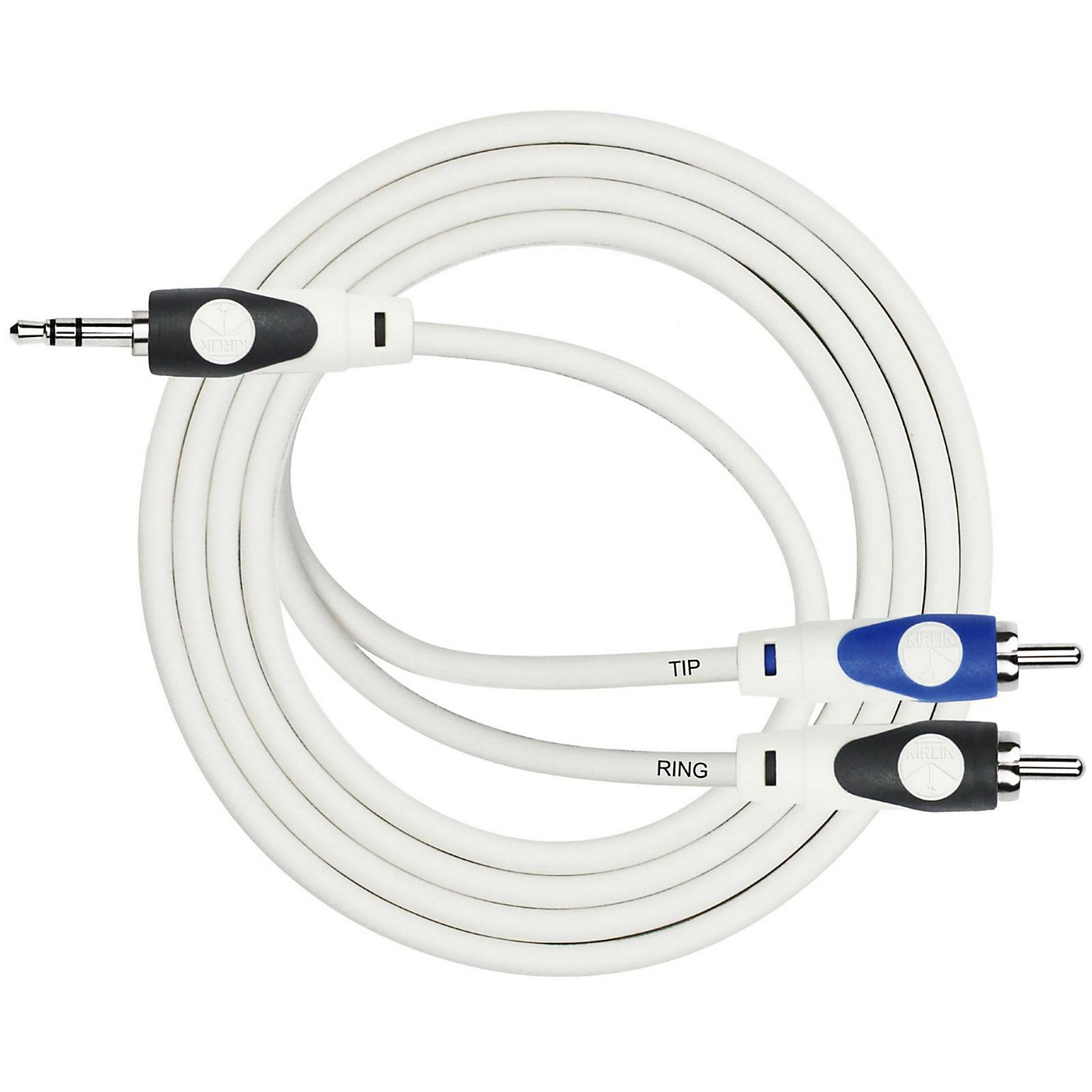 KIRLIN LightGear Y-Cable 3.5mm TRS Plug - 2 x RCA Plug (Tip/Ring) thumbnail