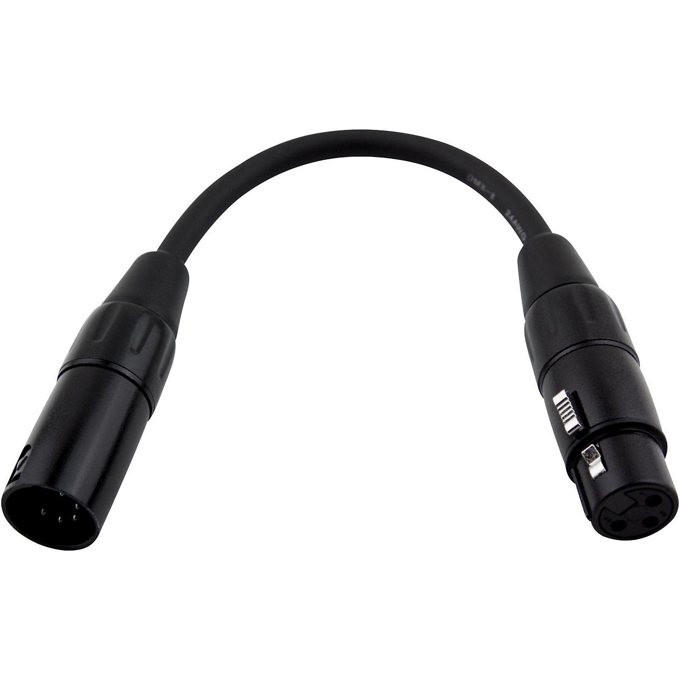 Pig Hog Lighting Cable DMX Adapter 5-pin(M) to 3-pin(F) XLR thumbnail