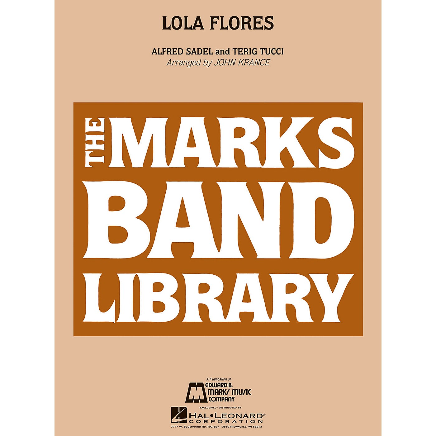 Edward B. Marks Music Company Lola Flores Concert Band Level 4 Arranged by John Krance thumbnail
