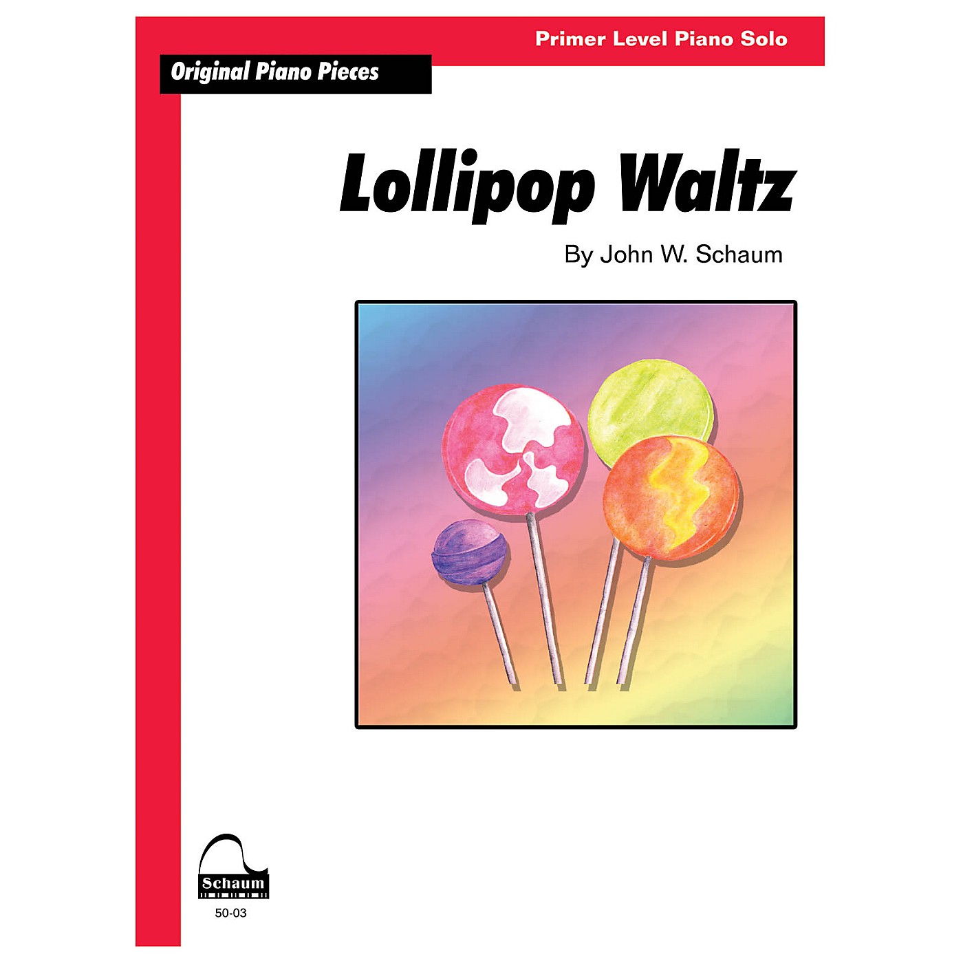 SCHAUM Lollipop Waltz Educational Piano Book by John W. Schaum (Level Primer) thumbnail