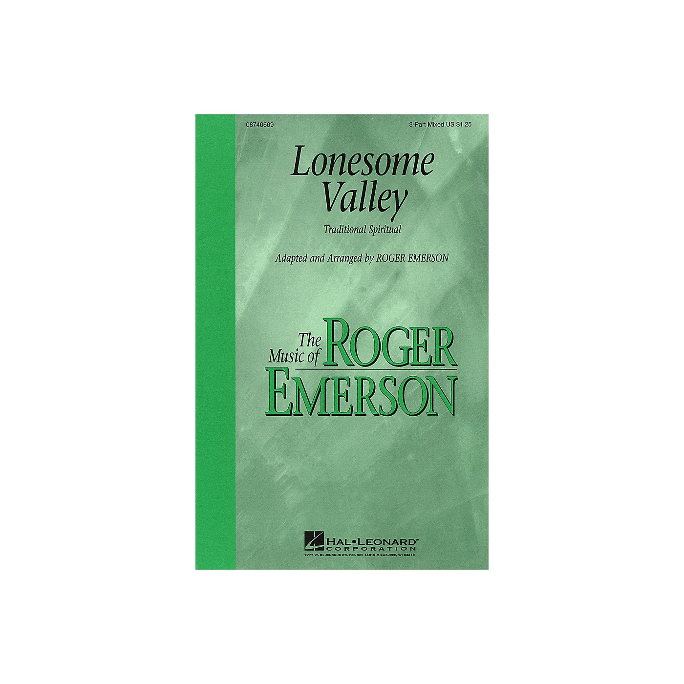 Hal Leonard Lonesome Valley 3-Part Mixed arranged by Roger Emerson thumbnail