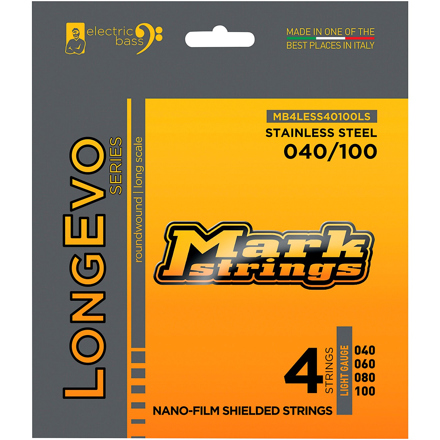 Markbass Longevo Series Nano Film Electric Bass Stainless Steel Strings thumbnail