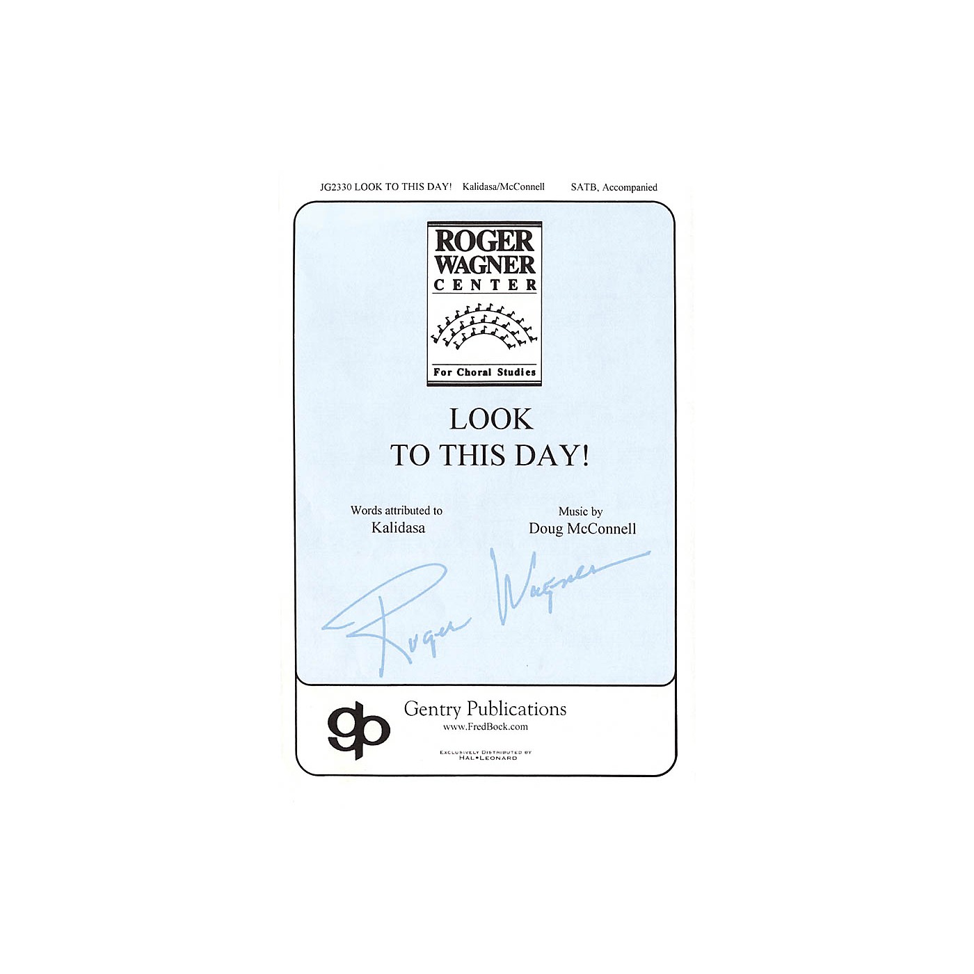 Gentry Publications Look to This Day! SATB arranged by Doug McConnell thumbnail