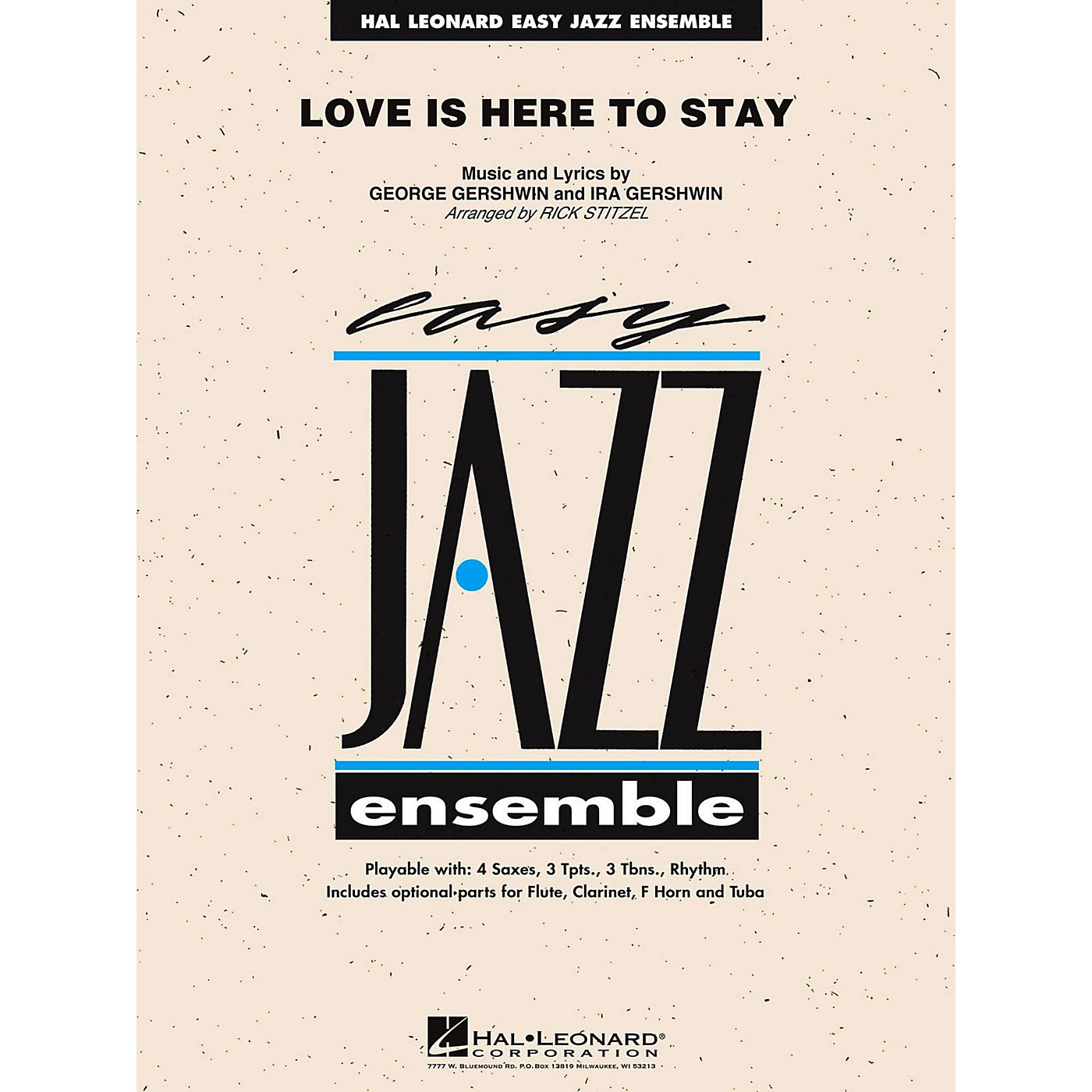 Hal Leonard Love Is Here To Stay Jazz Band Level 2 thumbnail