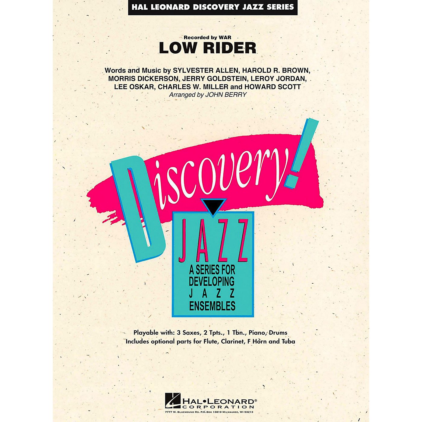 Hal Leonard Low Rider Jazz Band Level 1.5 thumbnail
