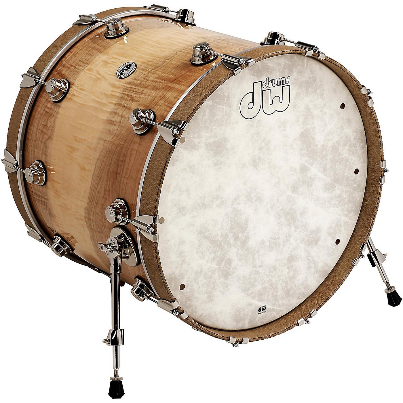 DW Lux Leather Bass Drum Hoop 22 Inch Bone Woodwind & Brasswind