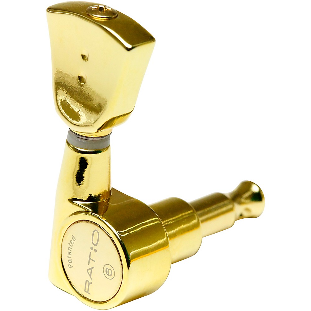 Graph Tech Ratio 3 3 Electric Guitar Tuning Machine Heads Gold 6 String
