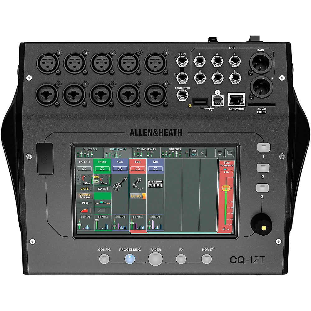 Allen - Heath CQ-12T Digital Mixer w7 Touchscreen and Bluetooth Connectivity 127990₽