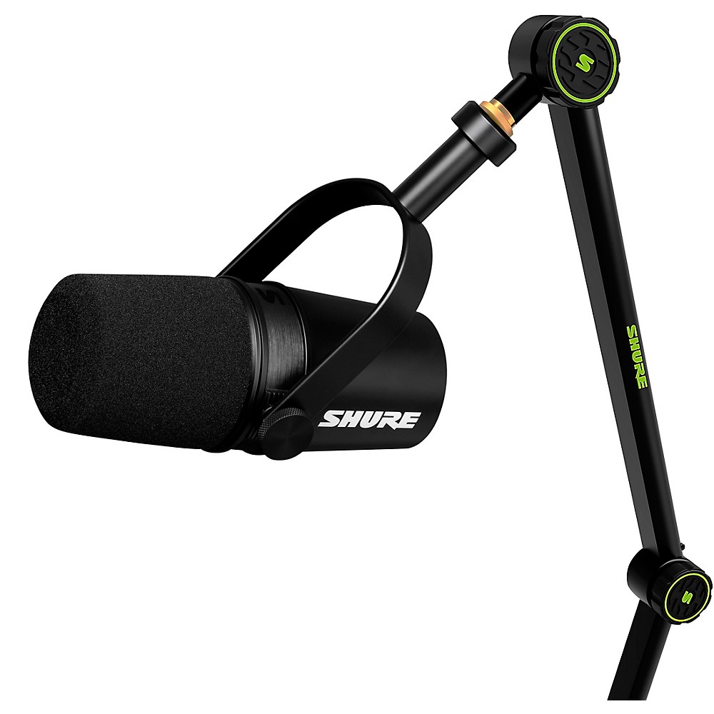 【超美品】SHURE MV7 +RODEマイクアーム +おまけ付き Shure Shure Deluxe Articulating Desktop Mic Boom Stand with