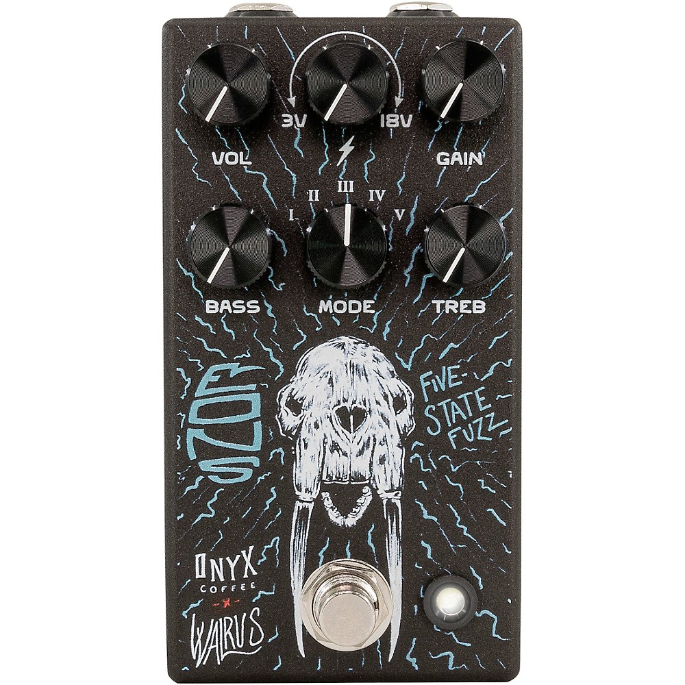 Walrus audio EONS ギター　エフェクター　ファズ Walrus Audio Eons Onyx Five-State Fuzz Effects Pedal Black