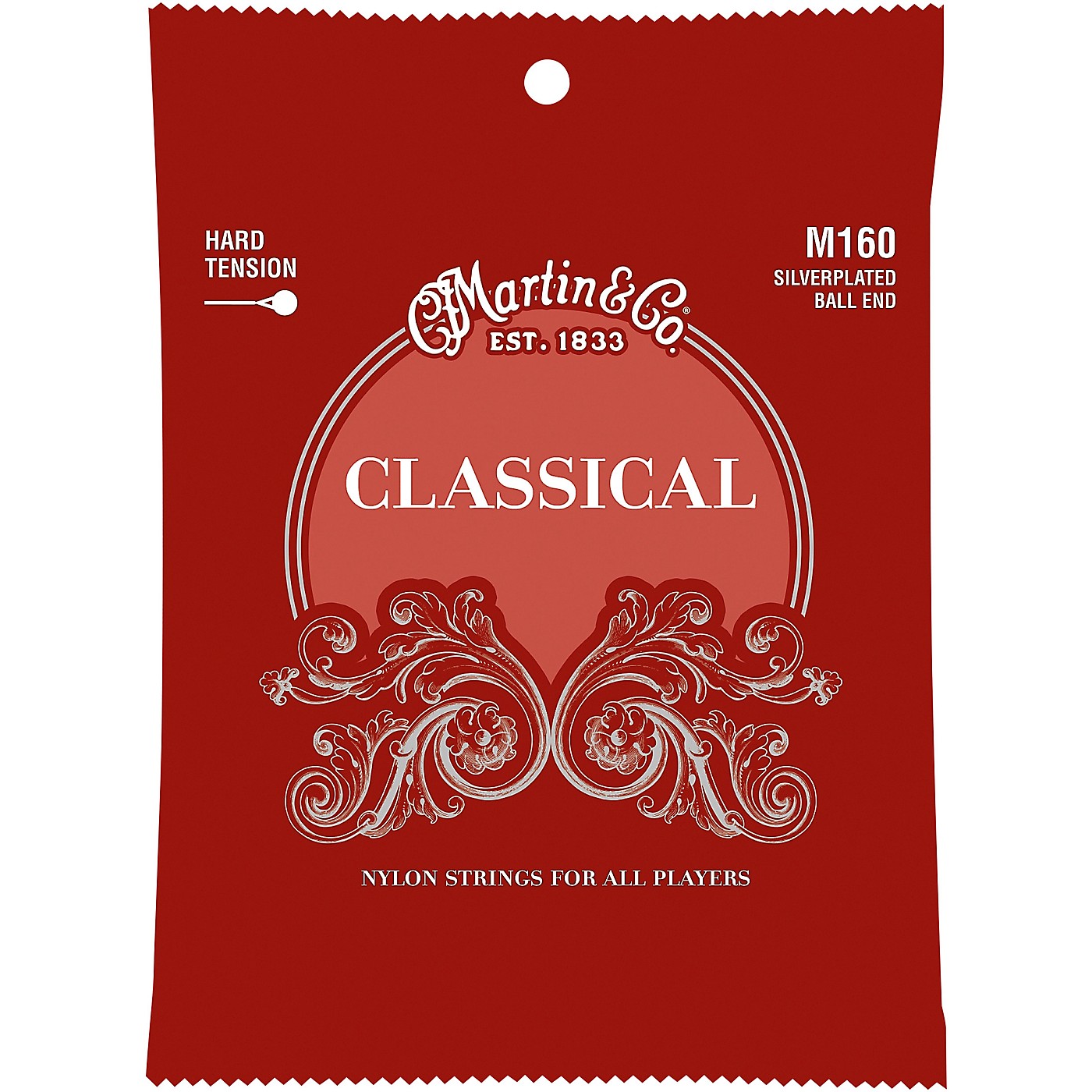 Martin M160 Classical Hard Tension Silverplated, Ball Ended Strings thumbnail