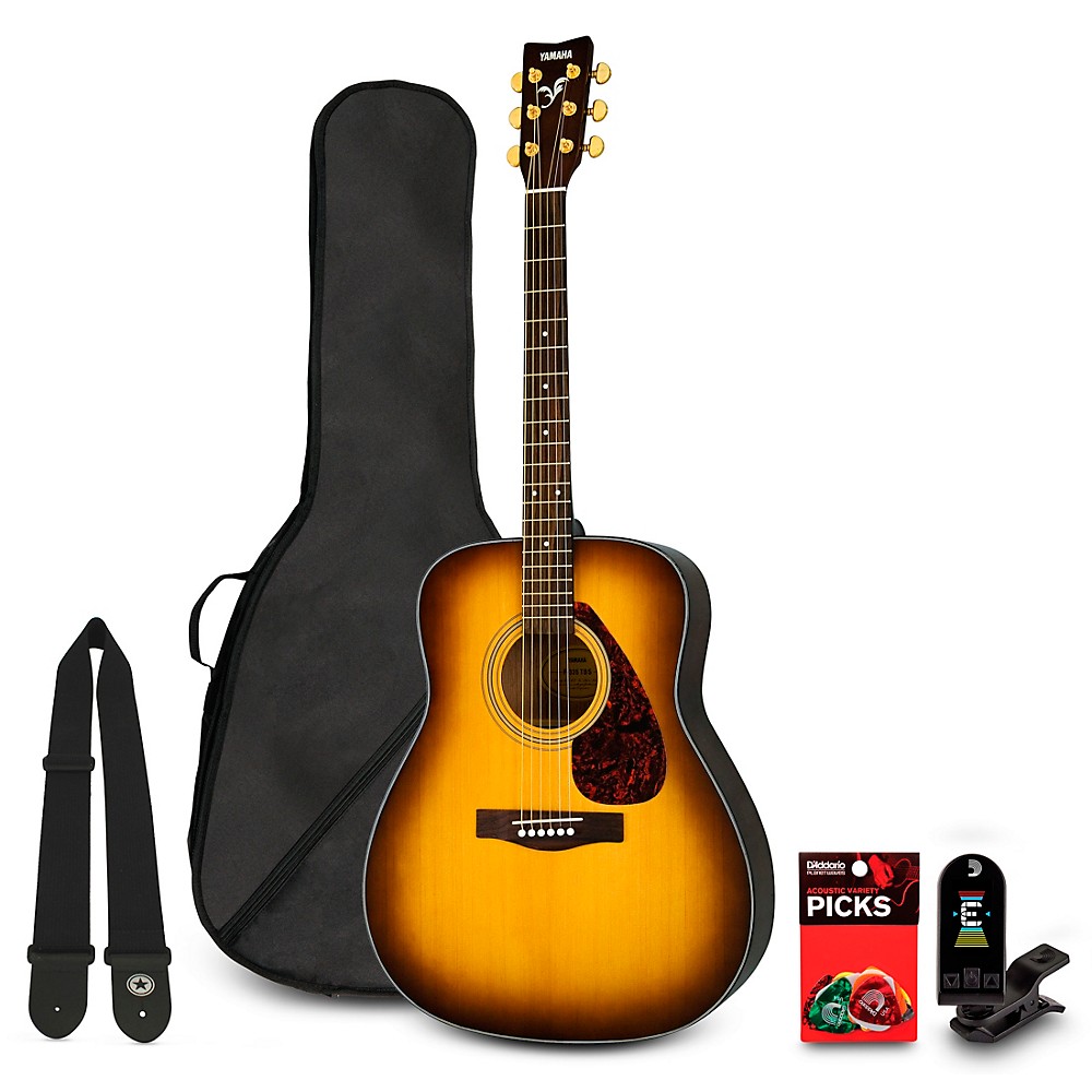 yamaha acoustic guitar f310 tobacco brown sunburst Yamaha F335 Acoustic Guitar Pack Tobacco Brown Sunburst