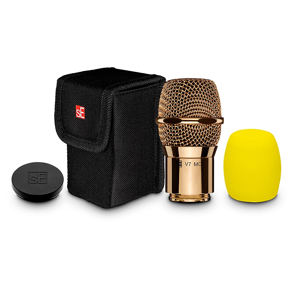 sE Electronics V7 MC1 Supercardioid Mic Capsule for Shure Wireless Trans Gold