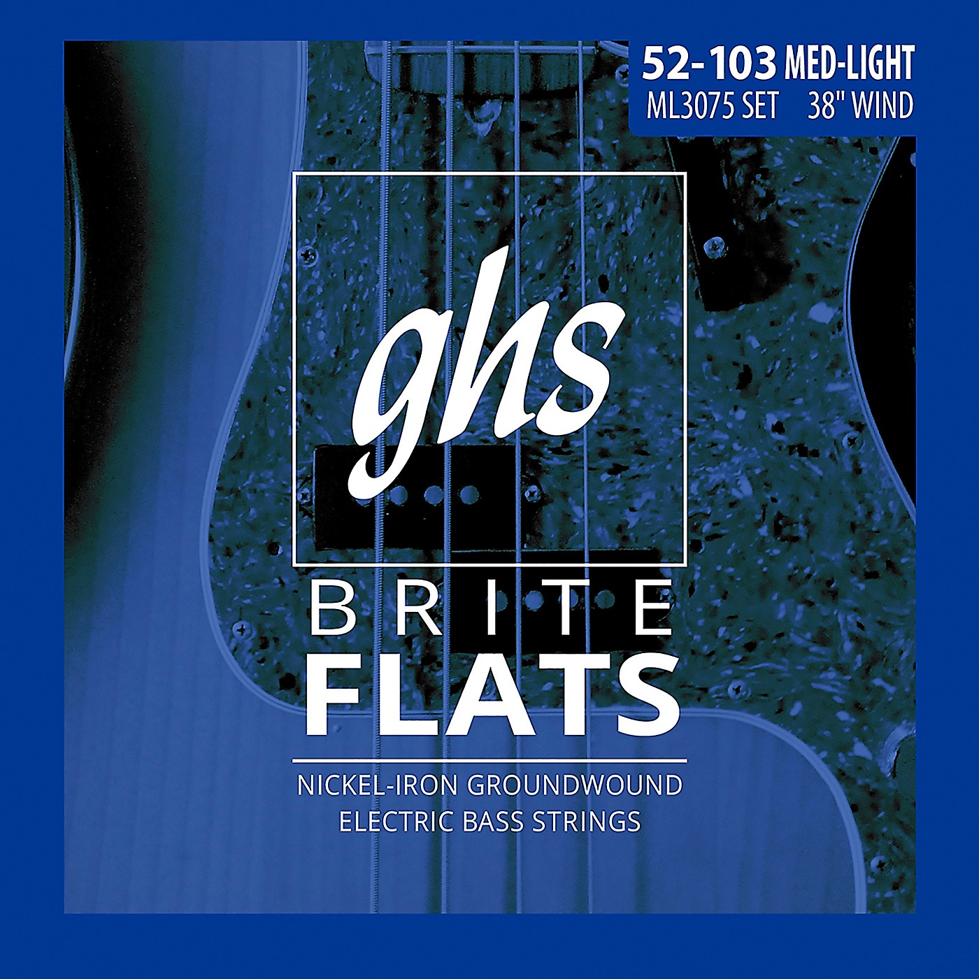 GHS ML3075 Brite Flats Flatwound Electric Bass Strings thumbnail