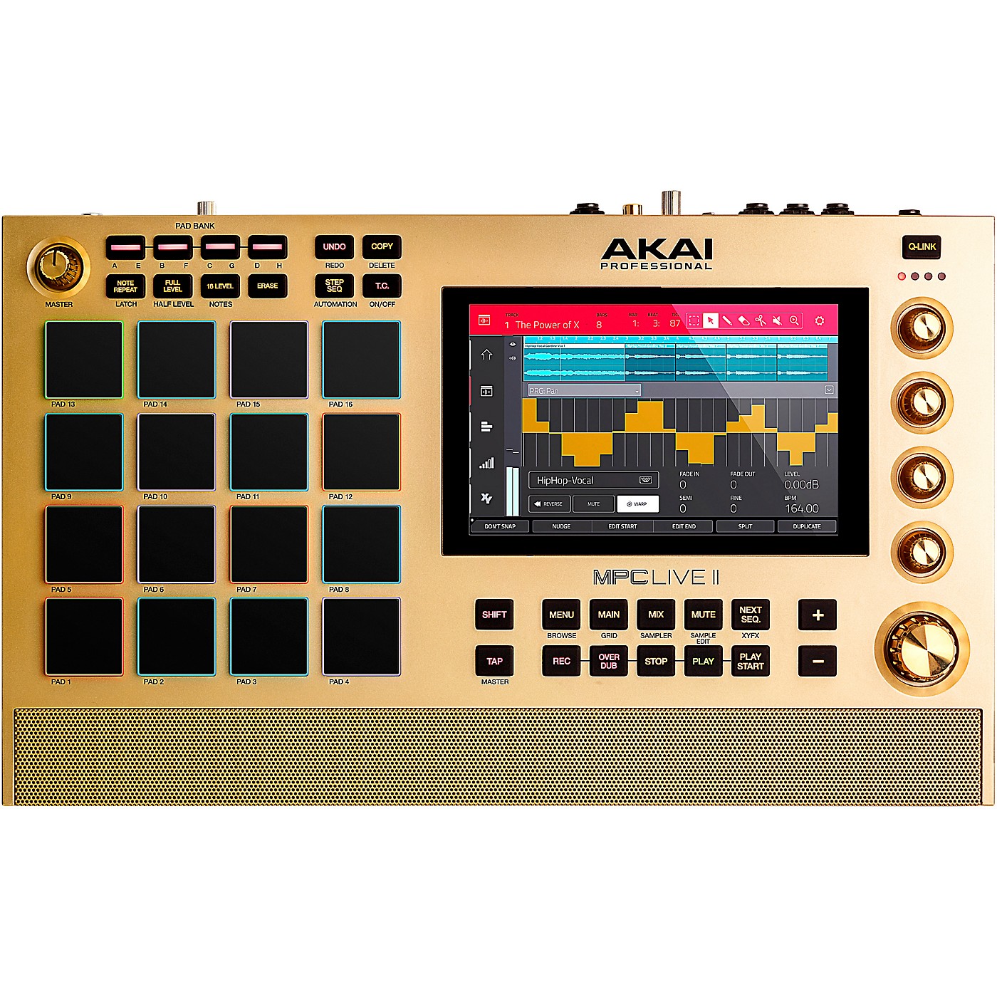 Akai Professional MPC Live II Controller Gold - Woodwind & Brasswind