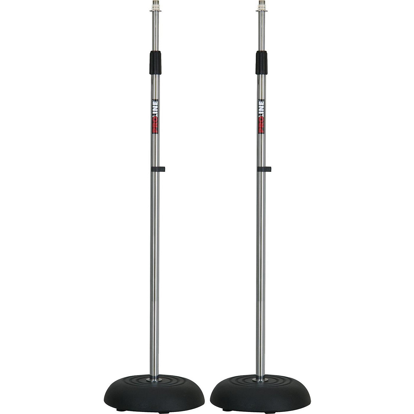 Proline MS235CR Round Base Mic Stand 2 Pack thumbnail